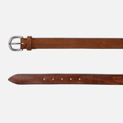 BLADE LUX LEATHER BELTS WITH STUDS AND ENGLISH SILVER BUCKLE  H 3cm