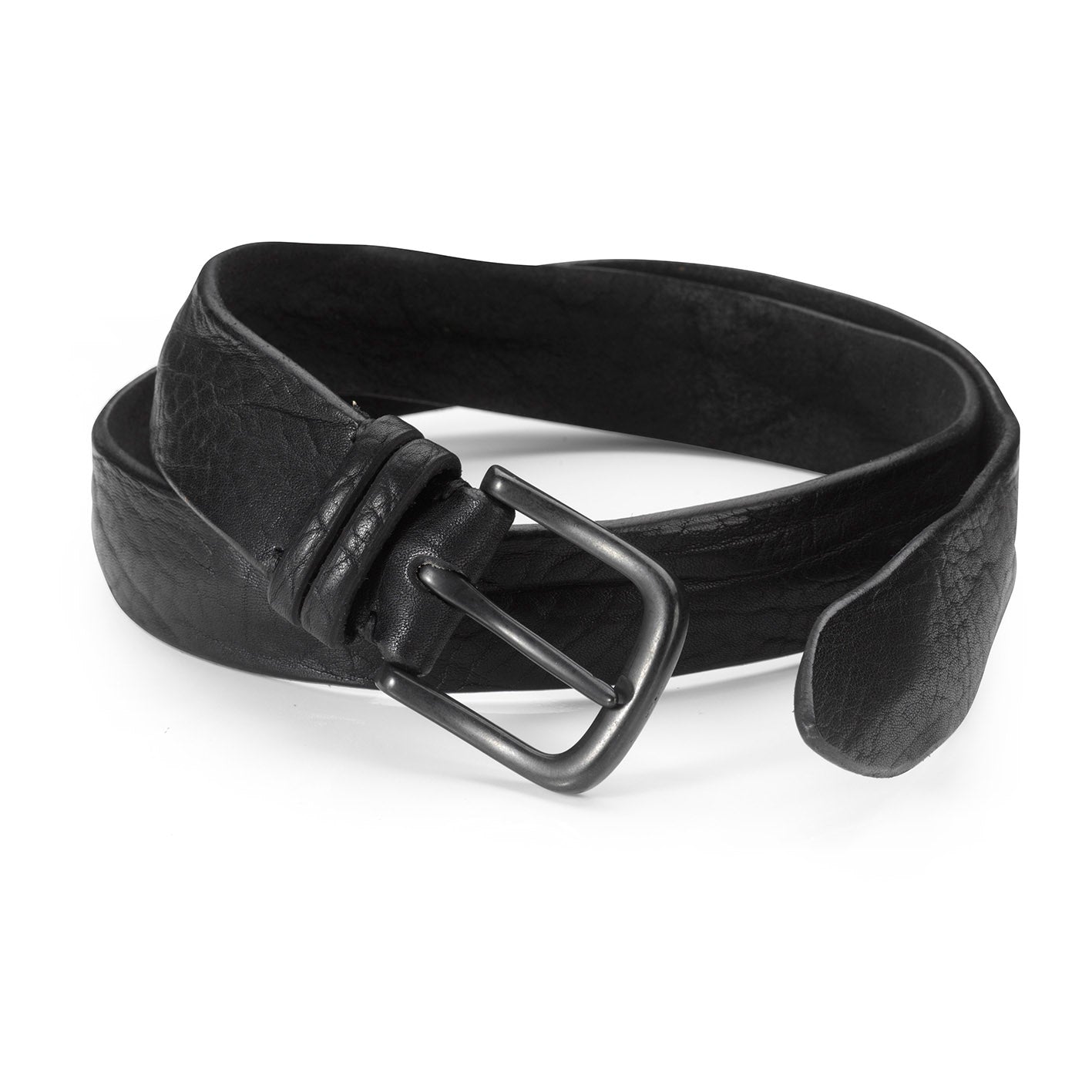 Buy Black Suede Wide Belt